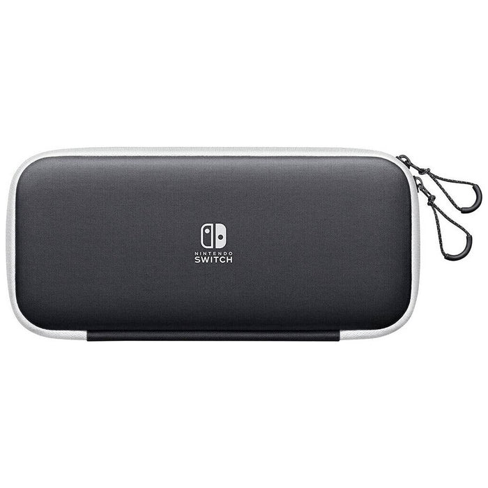 Nintendo Switch-Tasche & -Schutzfolie schwarz-weiß