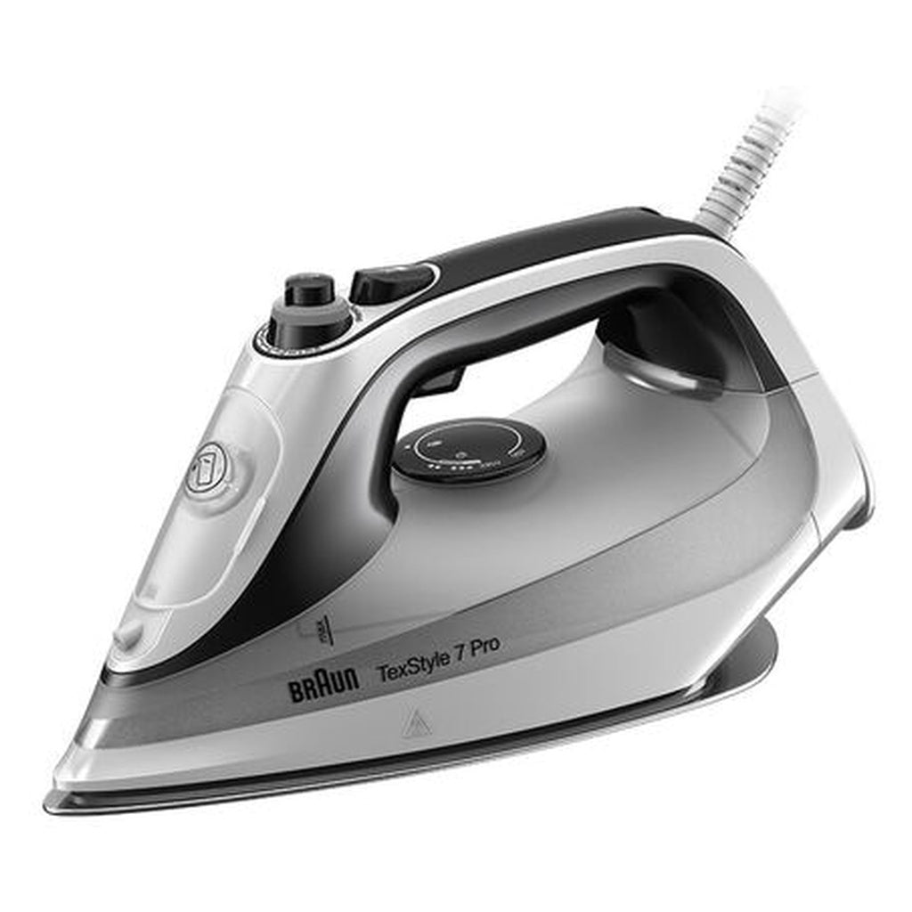 Produktbild Dampfbügeleisen - Braun TexStyle 7 Pro SI7149WB Trocken- & Dampfbügeleisen EloxalPlus soleplate 2900 W