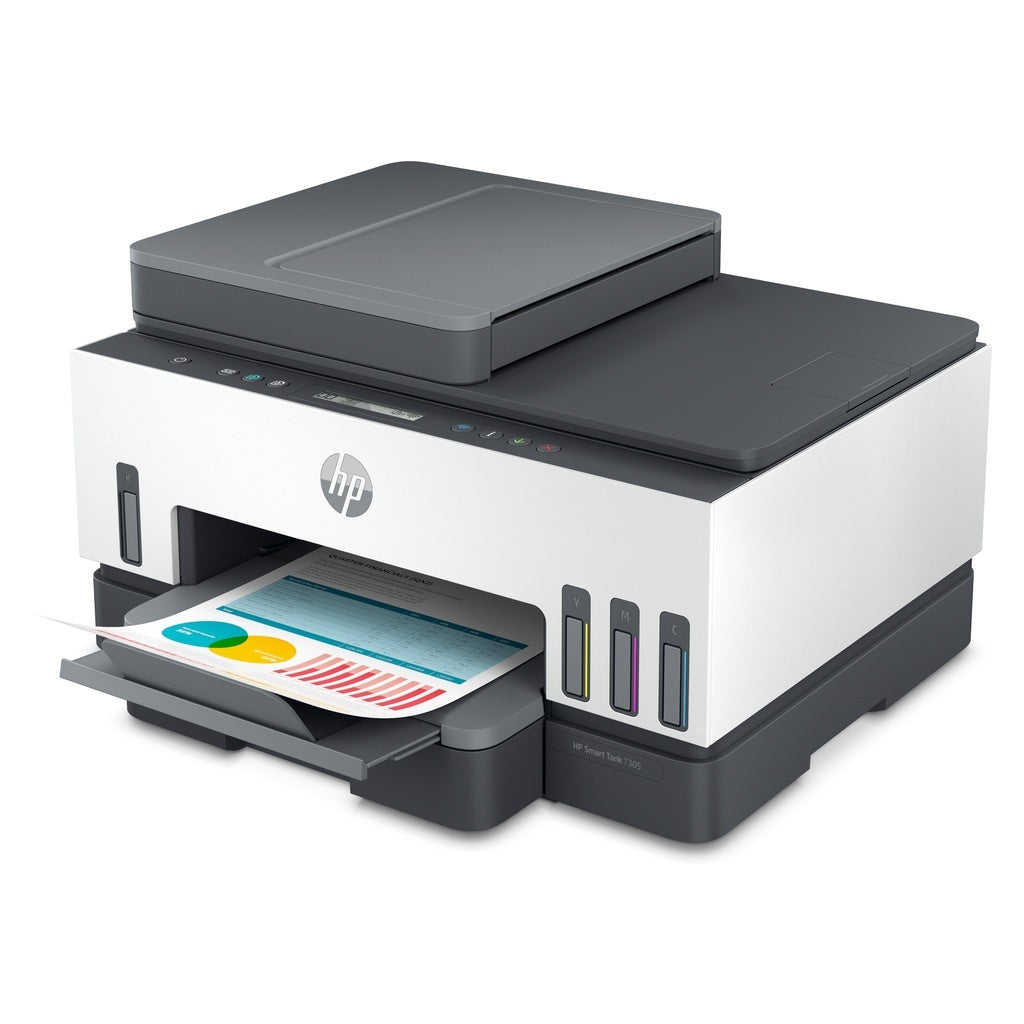 Produktbild Multifunktionsdrucker - HP Smart Tank 7305 All-in-One, Drucken, Scannen, Kopieren, ADF, Wireless, Automatische