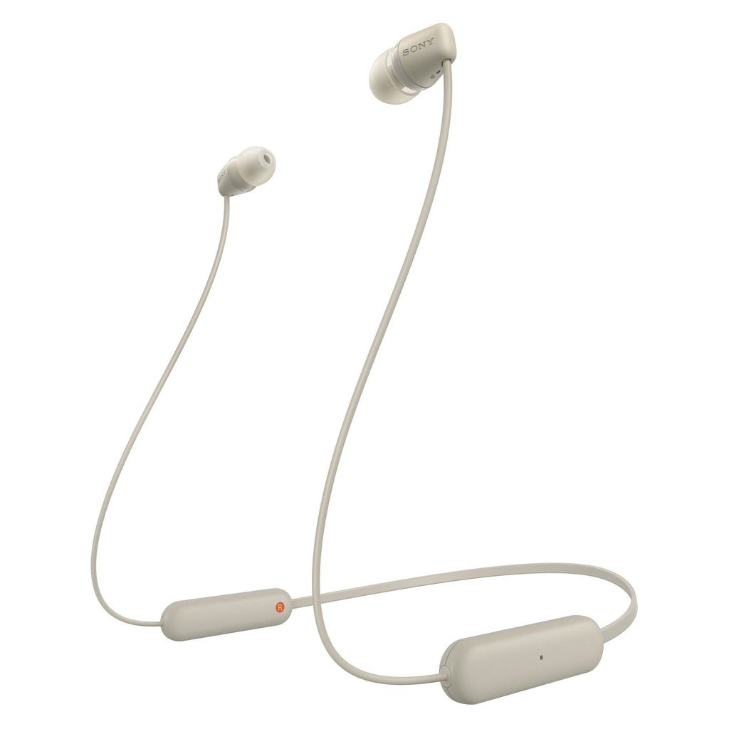 Produktbild wireless In-Ear-Kopfhörer - Sony WI-C100 Kopfhörer Kabellos im Ohr Anrufe/Musik Bluetooth Beige