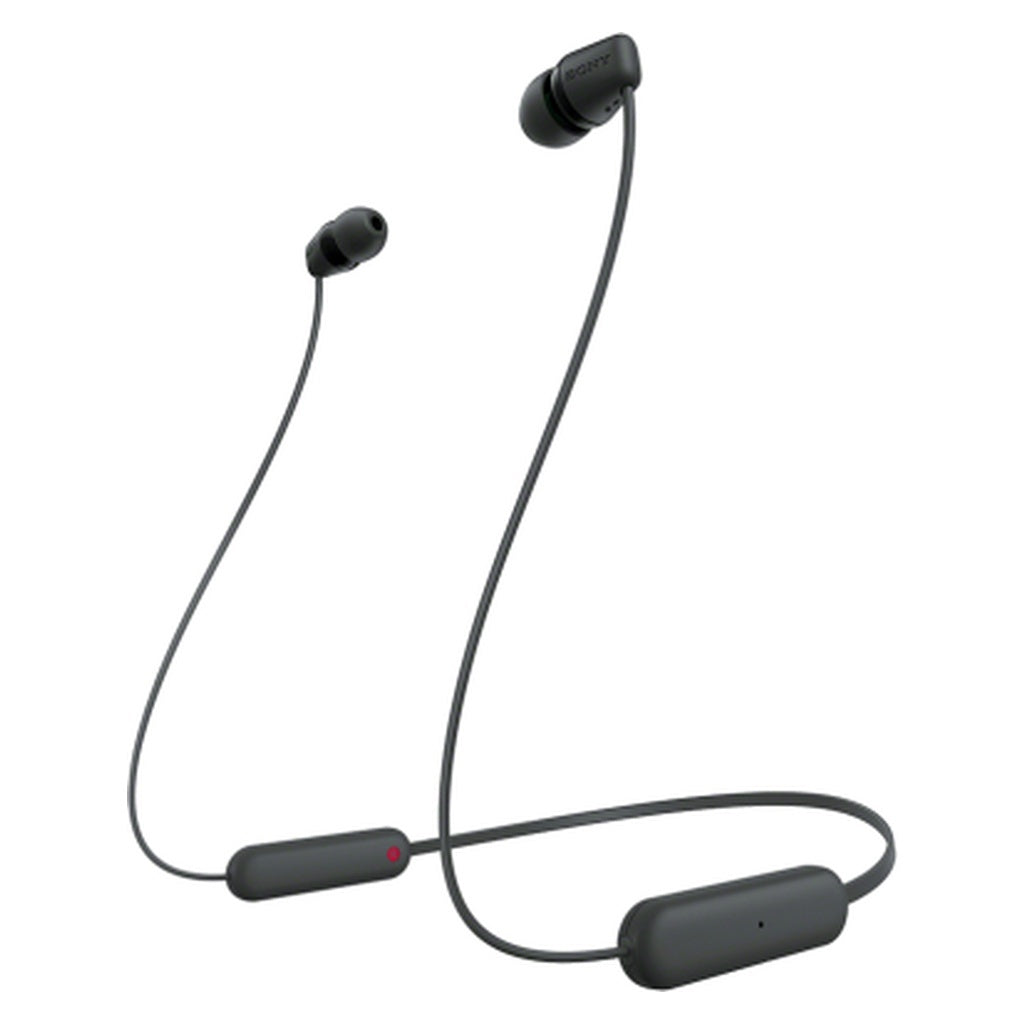 Produktbild Bluetooth-Kopfhörer - Sony WI-C100 Kopfhörer Kabellos im Ohr Anrufe/Musik Bluetooth Schwarz