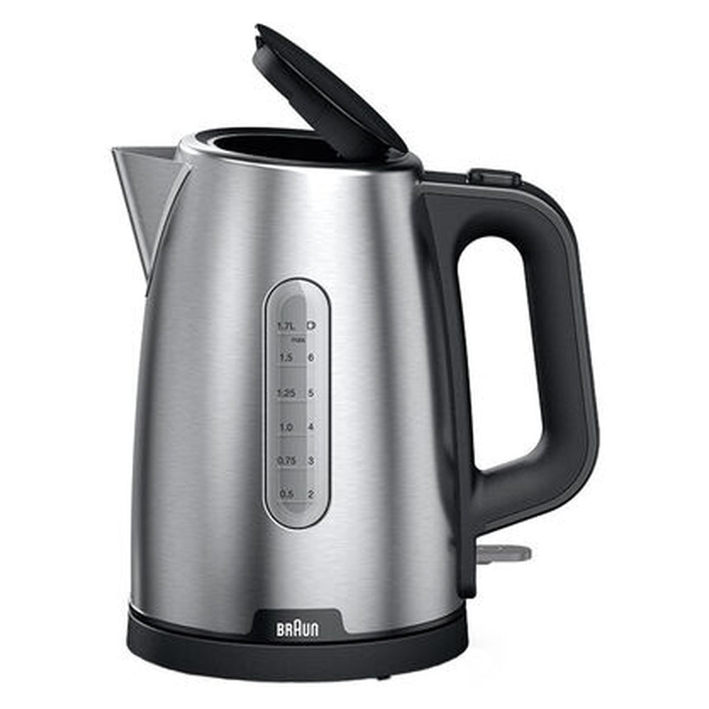 Produktbild Wasserkocher - Braun WK 1500 Wasserkocher 1,7 l 2200 W Schwarz, Edelstahl