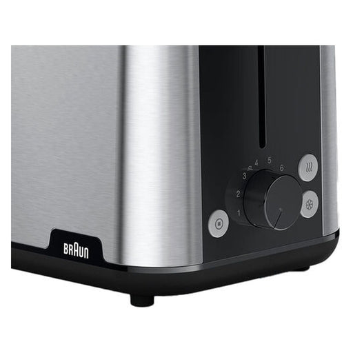 Produktbild Toaster - Braun PurShone HT 1510 2-Scheiben Toaster 900 W Edelstahl / Schwarz