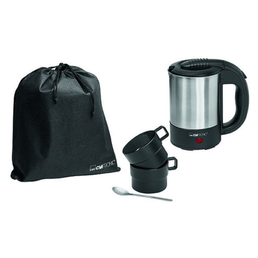 Produktbild Wasserkocher - Clatronic WKR 3624 Wasserkocher 0,5 l 1000 W Schwarz, Edelstahl