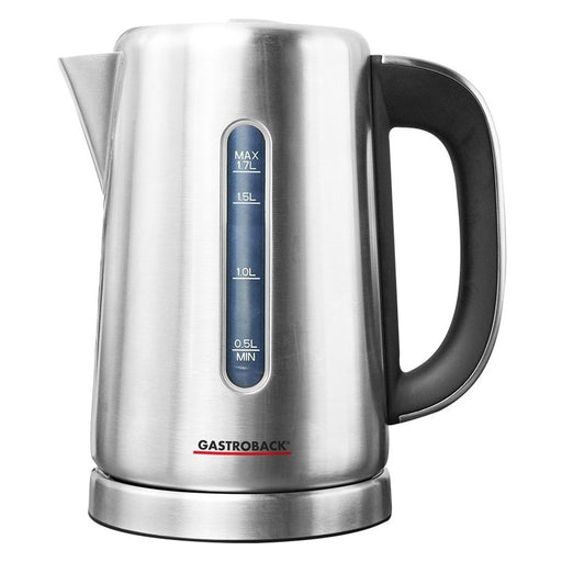 Produktbild Wasserkocher - Gastroback Design Express Wasserkocher 1,7 l 3000 W Schwarz, Edelstahl