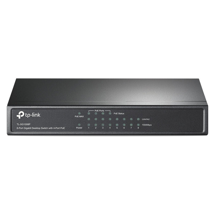 TP-Link TL-SG1008P Gigabit Ethernet (10/100/1000) Power over Ethernet (PoE) Grau