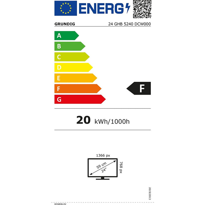 Grundig 24GHB5240 LED-Fernseher 24 Zoll