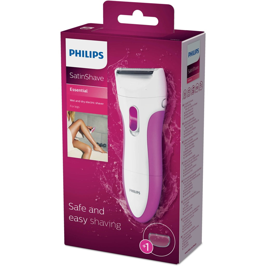 Produktbild Nassrasierer - Philips SatinShave Essential HP6341/00 Nass- und Trockenrasierer