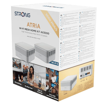 ATRIA Wi-Fi Mesh Home Kit AX3000 weiß WLAN Repeater