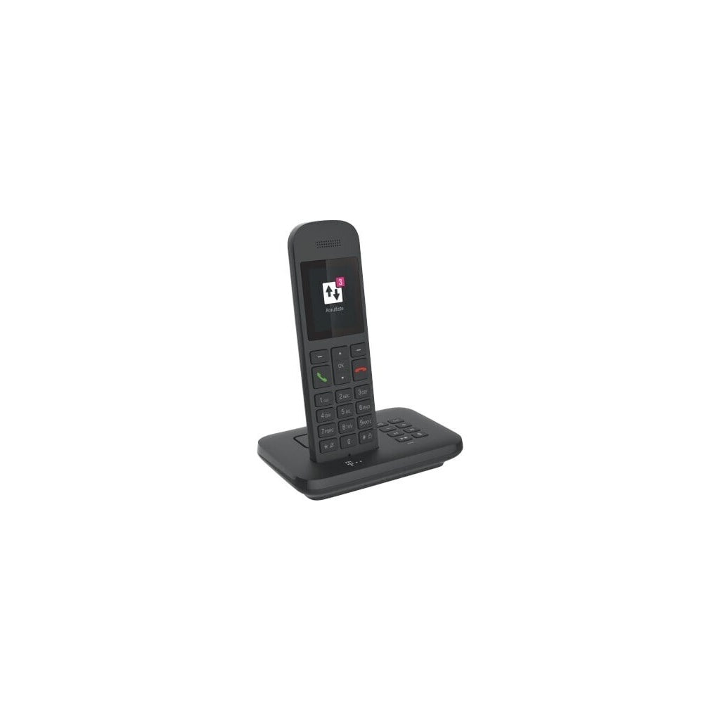 Produktbild Schnurloses DECT-Telefon - Telekom Sinus A12 Analoges/DECT-Telefon Schwarz