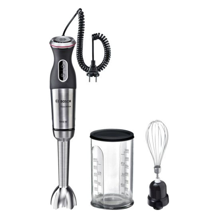 Bosch MS8CM6130 Mixer 0,6 l Pürierstab 1000 W Schwarz, Silber