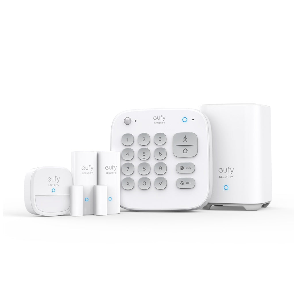 Produktbild Smart Home Kamera - Eufy 5-teiliges Smart Home Set Sicherheitssystem mit Bewegungssensor