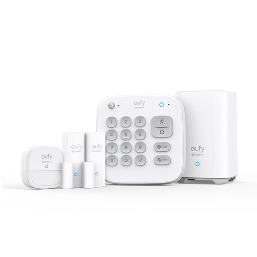 Produktbild Smart Home Kamera - Eufy 5-teiliges Smart Home Set Sicherheitssystem mit Bewegungssensor