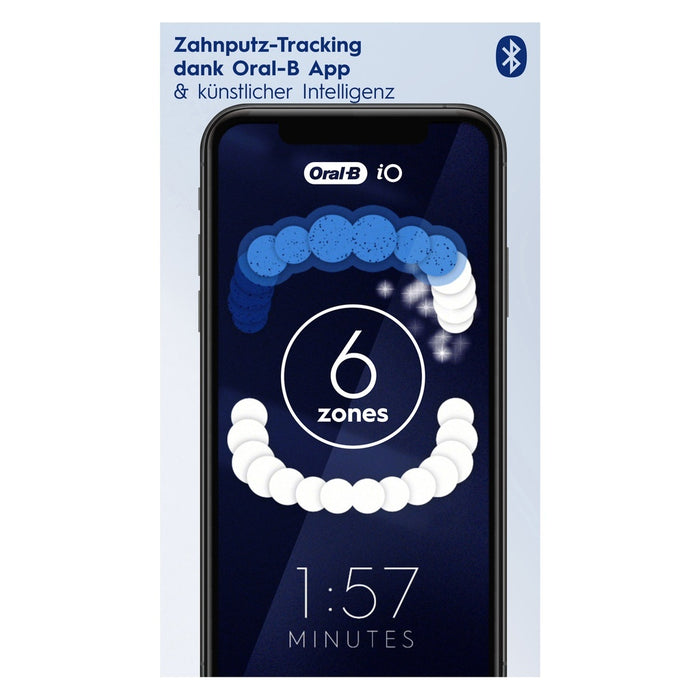 Oral-B iO Series 5 Erwachsener Rotierende- vibrierende Zahnbürste Weiß