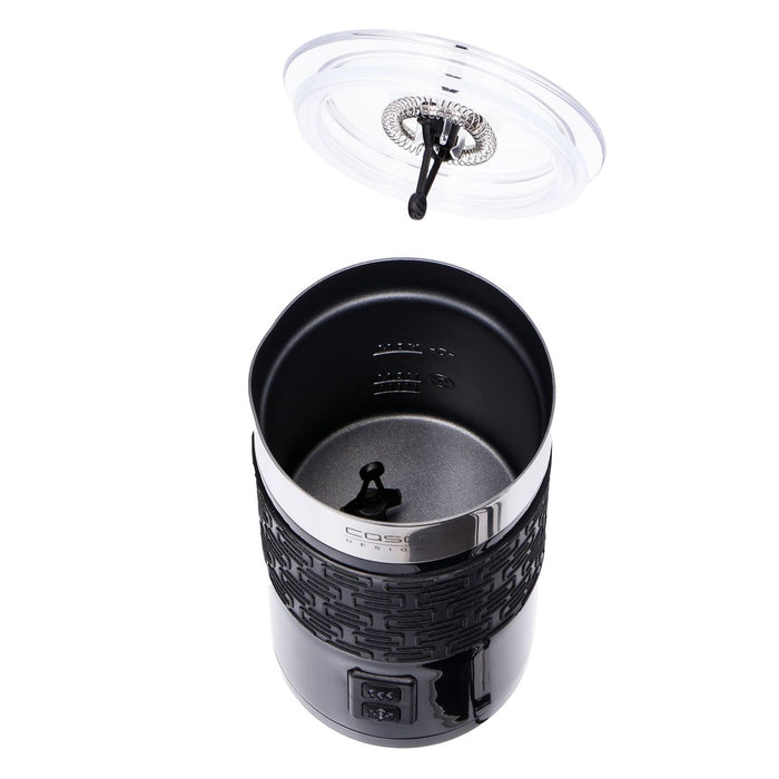 Caso Fomini Crema Design Milchaufschäumer schwarz