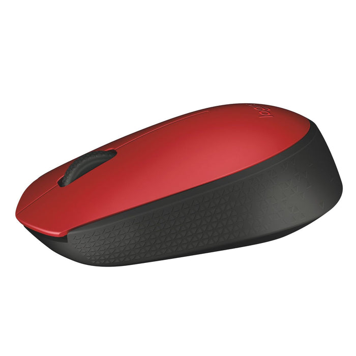 Logitech M171 Kabellose Maus Rot / schwarz Wireless Mouse