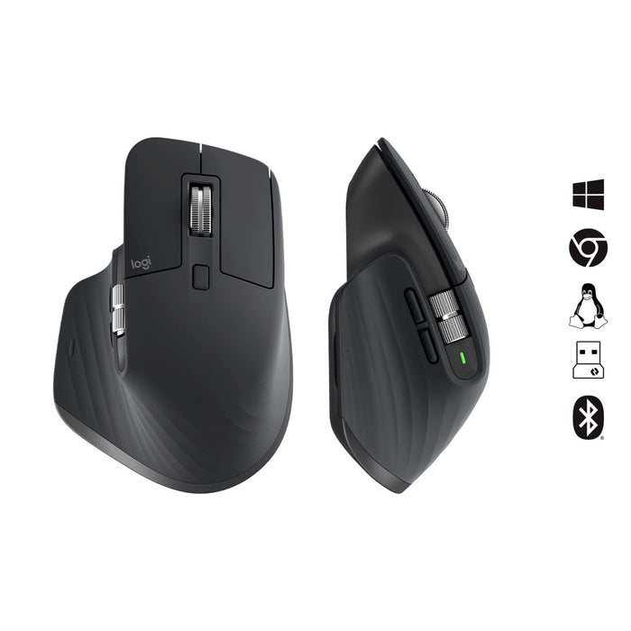 Logitech MX Master 3S Funkmaus Graphit