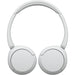 Sony WH-CH520 kabellose Bluetooth-Kopfhörer Weiß - On-Ear-Kopfhörer bis 50h Laufzeit