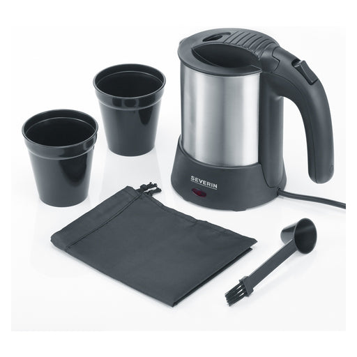 Produktbild Wasserkocher - Severin 3646 Wasserkocher 0,5 l 1000 W Schwarz, Edelstahl