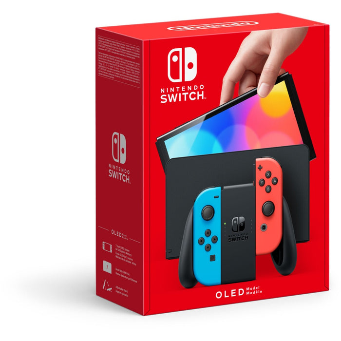 Nintendo Switch (OLED-Modell) Neon-Rot/Neon-Blau