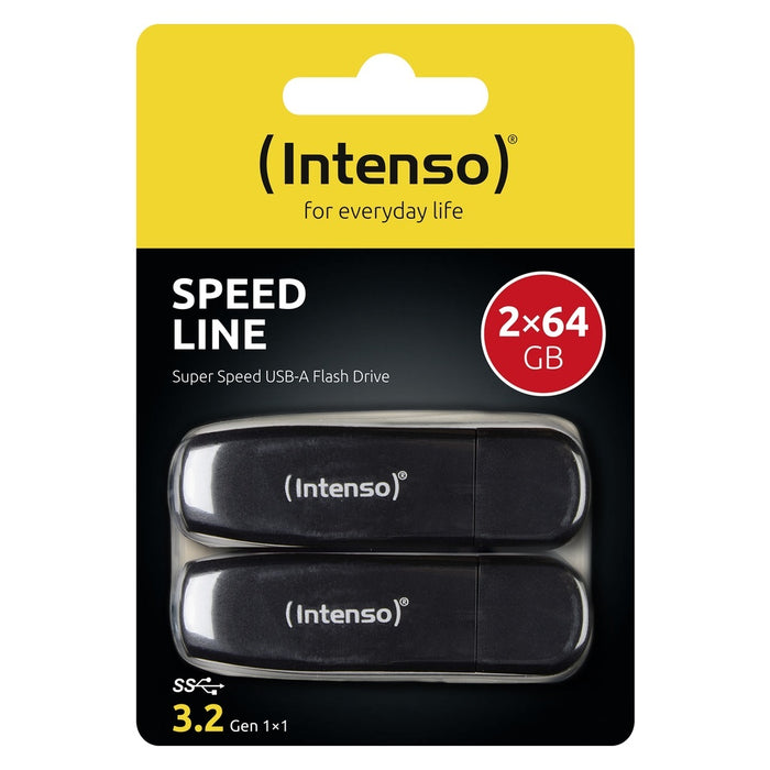 Intenso 3533494 USB-Stick 64 GB USB Typ-A 3.2 Gen 1 (3.1 Gen 1) Schwarz