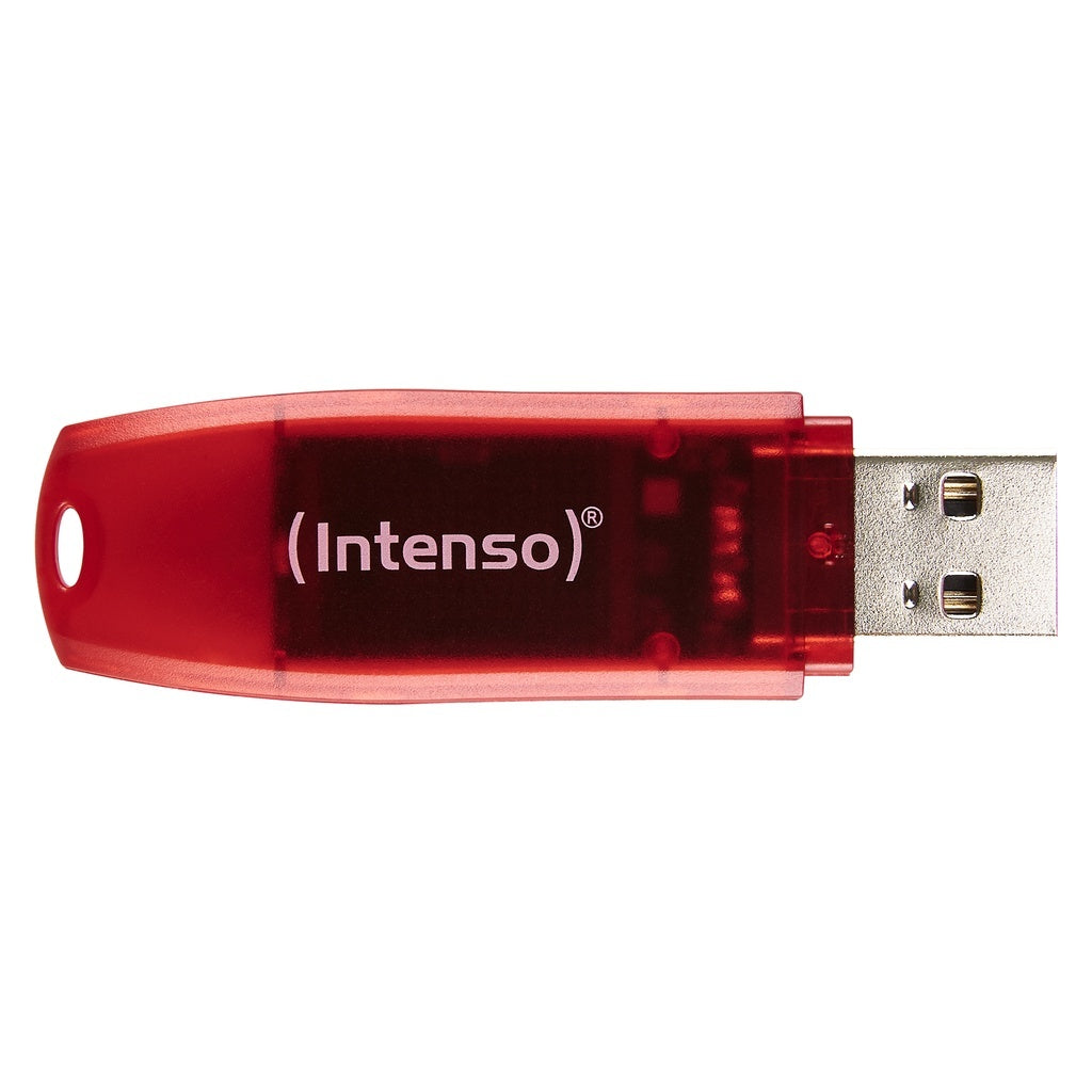 Produktbild USB-Stick - Intenso Rainbow Line USB-Stick 128 GB USB Typ-A 2.0 Rot, Transparent