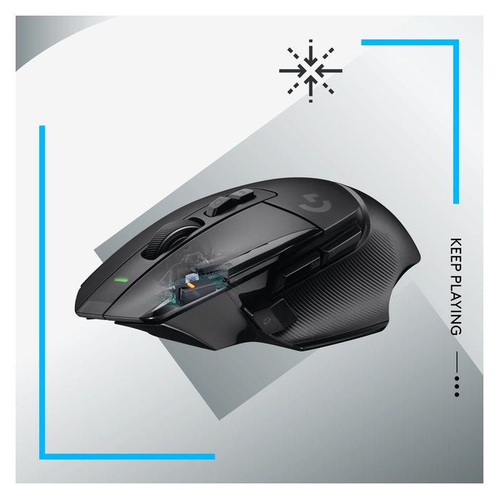 Logitech G G502 X Lightspeed Maus rechts RF Wireless Optisch 25600 DPI