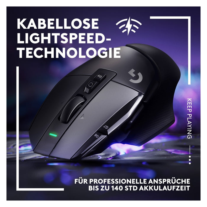 Logitech G G502 X Lightspeed Maus rechts RF Wireless Optisch 25600 DPI