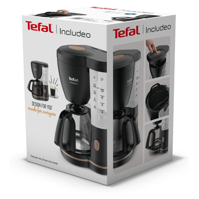 Tefal Includeo CM5338 Filterkaffeemaschine schwarz