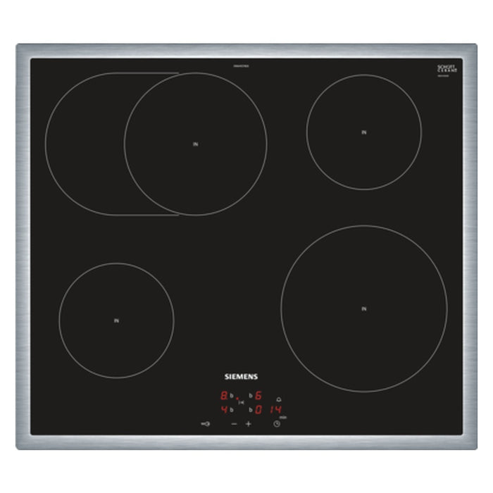 Siemens EW645CFB2E Kochfeld Schwarz, Edelstahl Integriert Zonen-Induktionskochfeld 4 Zone(n)
