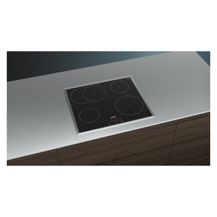 Siemens EW645CFB2E Kochfeld Schwarz, Edelstahl Integriert Zonen-Induktionskochfeld 4 Zone(n)