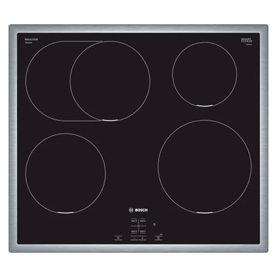 Serie 4 NIF645CB5E Kochfeld Schwarz, Edelstahl Integriert 58 cm Zonen-
