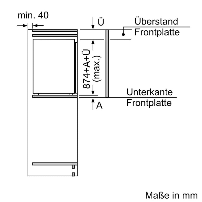 Neff GI1216DE0 Einbau-Gefriergerät 97L