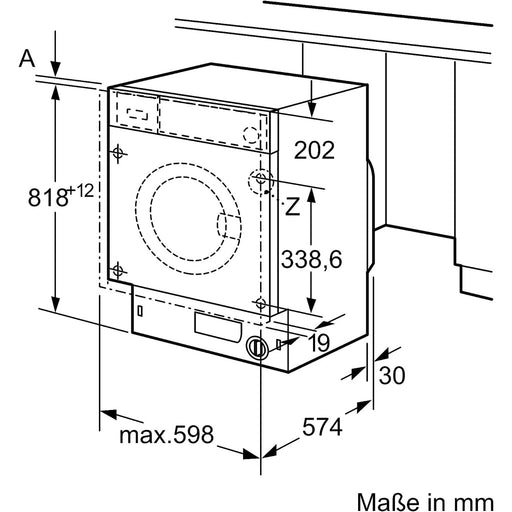 Produktbild Einbauwaschmaschine - Neff W6441X1 Waschvollautomat vollintegrierbar