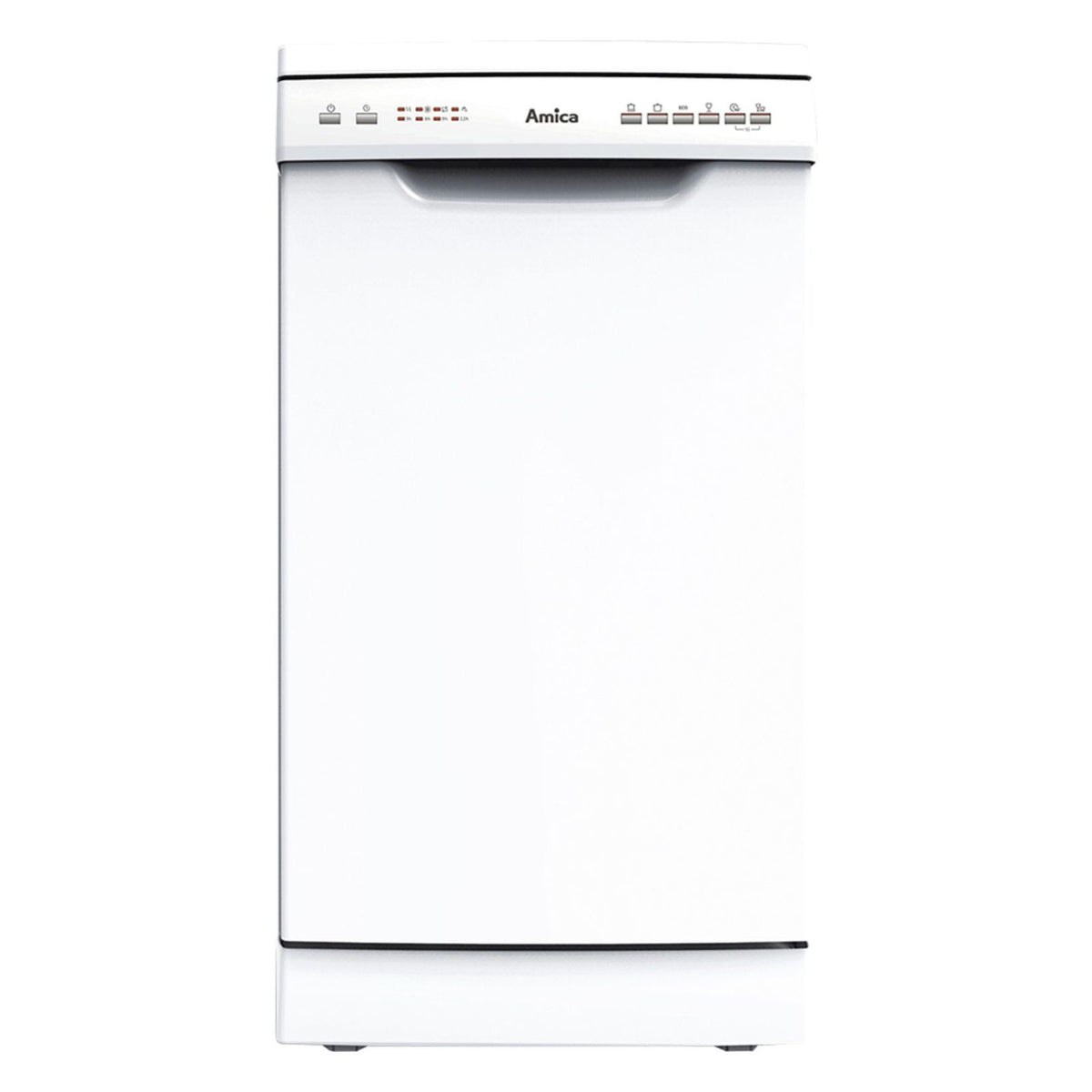 Produktbild Standgeschirrspüler - Amica GSP 14544-1 W Geschirrspüler freistehend 45cm 9 Maßgedecke E