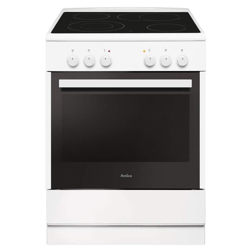Produktbild Elektro-Standherd - Amica SHC 914 111 W Fine Design Standherd mit Glaskeramik-Kochfeld weiß