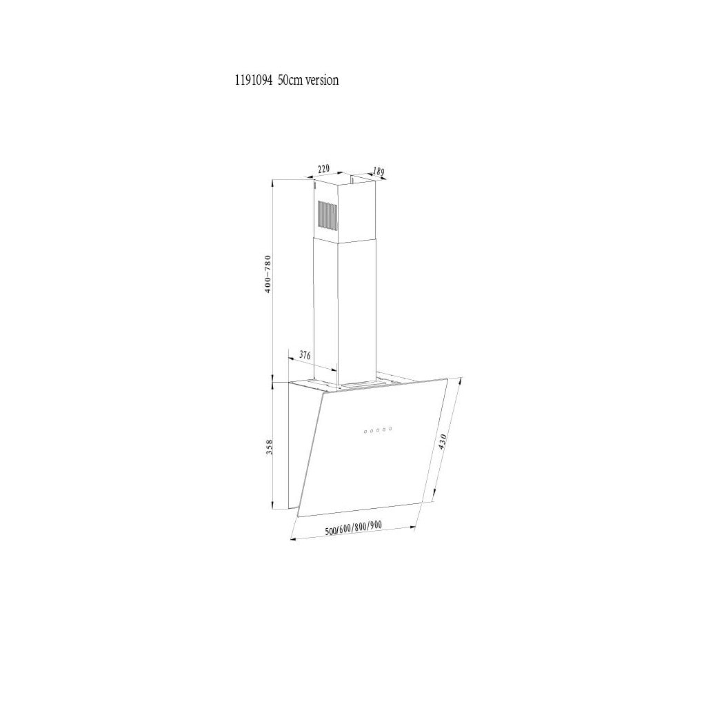 Produktbild Kaminhaube - Amica KHF 654 630 S Dunstabzugshaube