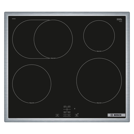 Produktbild Induktions-Kochfeld - Bosch Serie 4 NIF64RCB5E Induktionskochfeld Integriert 60cm 4 Zonen Schwarz
