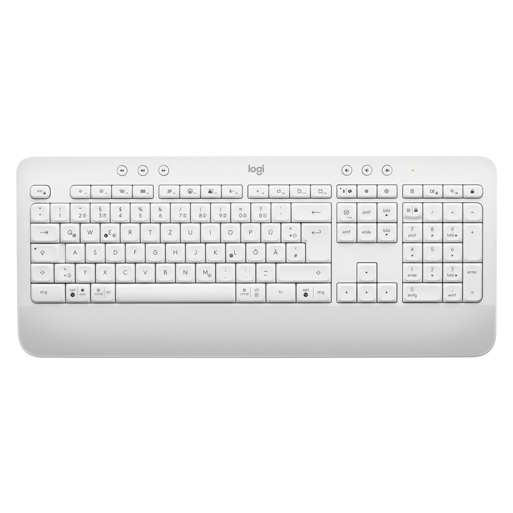Produktbild Wireless-Tastatur - Logitech Signature K650 Bluetooth-Tastatur QWERTZ Deutsch Weiß