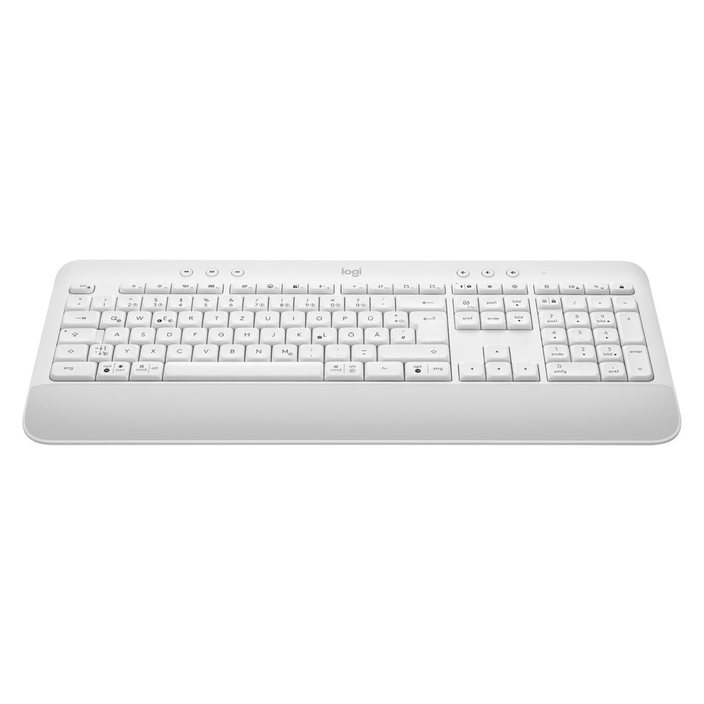 Produktbild Wireless-Tastatur - Logitech Signature K650 Bluetooth-Tastatur QWERTZ Deutsch Weiß