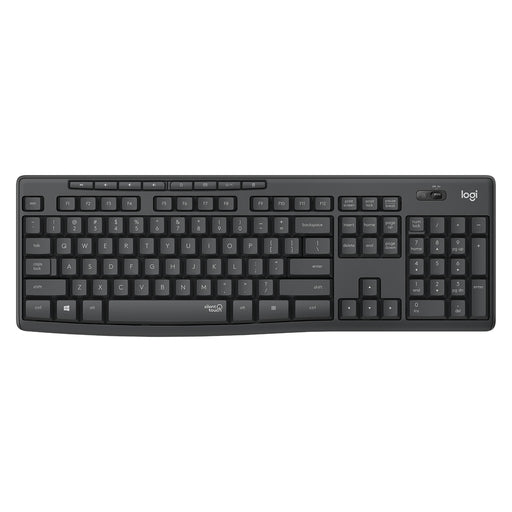 Produktbild Wireless-Tastatur - Logitech MK295 Silent Wireless Combo Tastatur Maus enthalten USB QWERTZ Deutsch Graphit