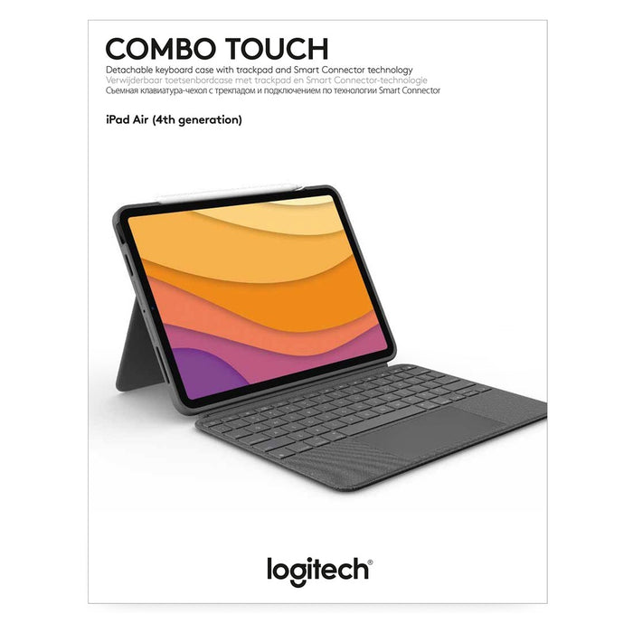 Logitech Combo Touch Grau Smart Connector QWERTZ Deutsch