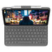 Logitech Slim Folio Grau Bluetooth QWERTZ Deutsch