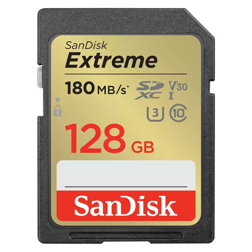 Produktbild Speicherkarte - SanDisk Extreme 128 GB SDXC UHS-I Klasse 10