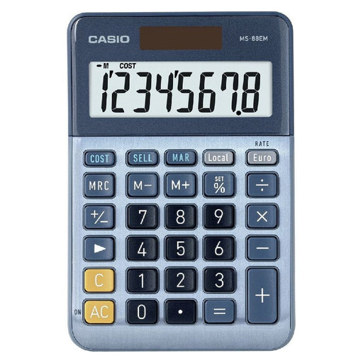 Produktbild Taschenrechner - Casio MS-88EM Taschenrechner Desktop Display- Rechner Blau