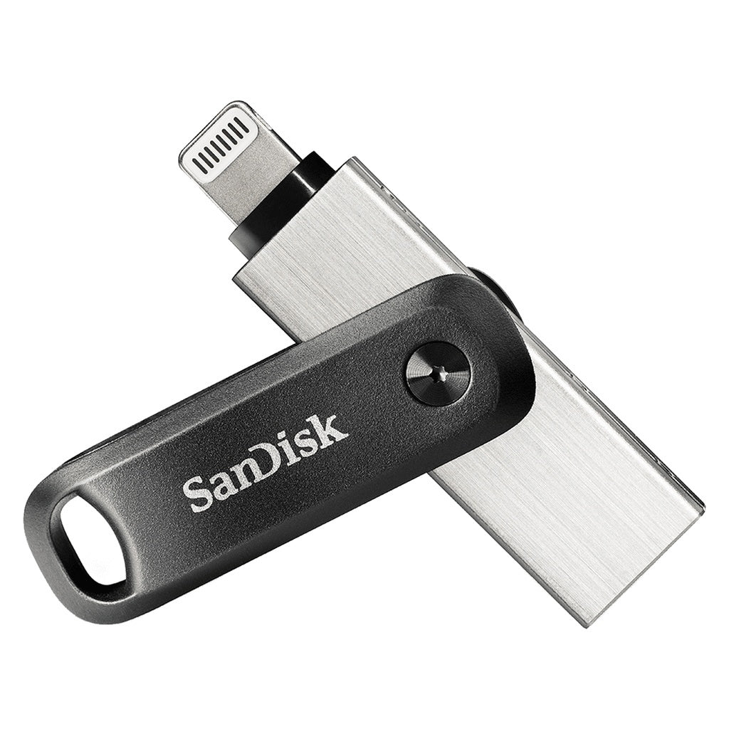 Produktbild USB-Stick - SanDisk iXpand USB-Stick 64 GB USB Type-A / Lightning 3.2 Gen 2 (3.1 Gen 2) Schwarz, Silber