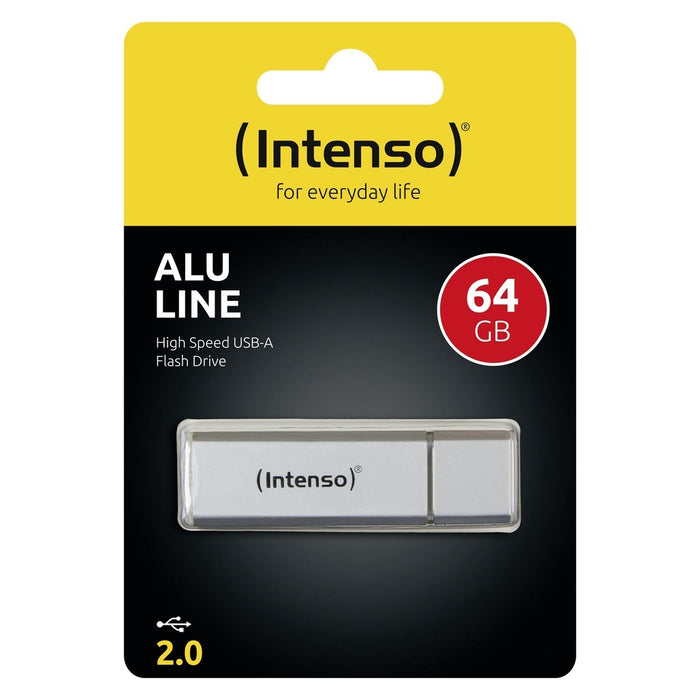 Intenso Alu Line USB-Stick 64 GB USB Typ-A 2.0 Silber