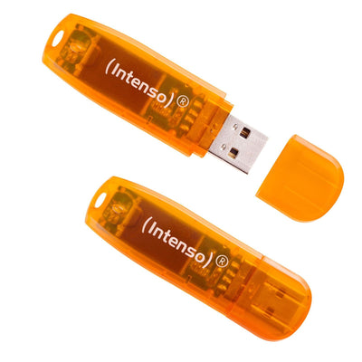 Rainbow Line 64GB USB-Stick 2er-Pack USB-Typ-A 2.0 Orange
