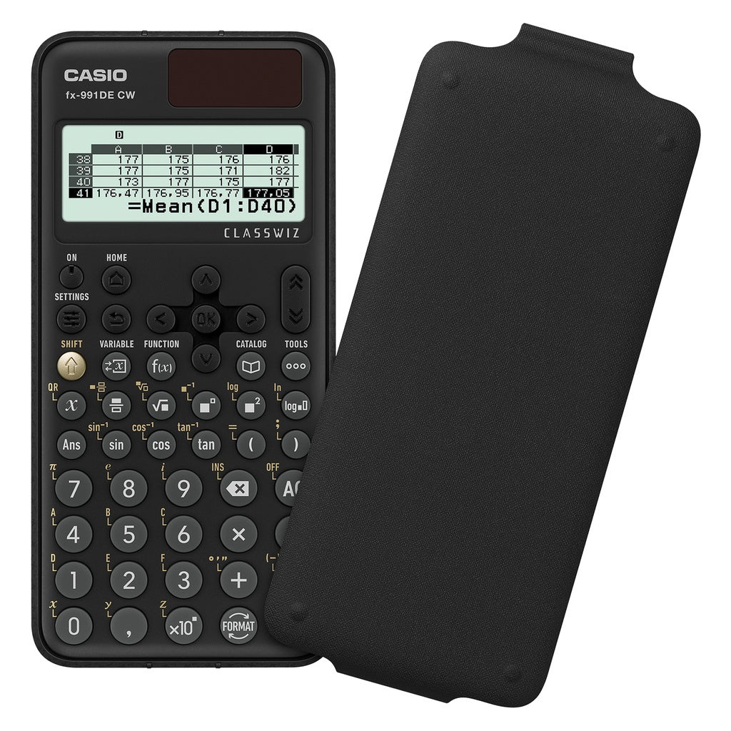 Produktbild Taschenrechner - Casio fx-991DE CW Taschenrechner Tasche Wissenschaftlicher Taschenrechner Schwarz