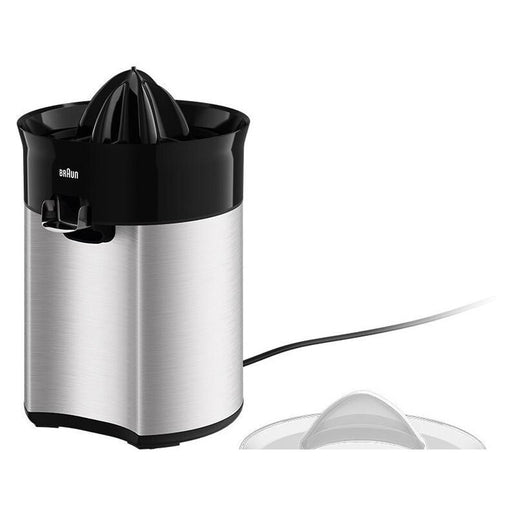 Produktbild 2in1 Zitruspresse - Braun CJ5050 BK Elektrische Zitronenpresse 60 W Schwarz, Metallisch